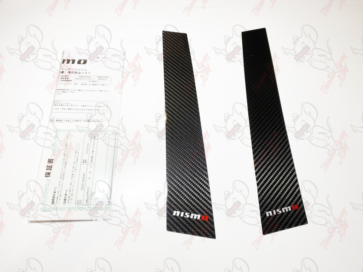 Nismo Nissan Skyline GT-R R34 Carbon Pillar Door Garnish Set of 2 Left & Right 4