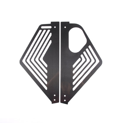 Gloss Real Carbon fiber Engine Bay Side Panel Cover Overlay For Corvette C8 20+ 14