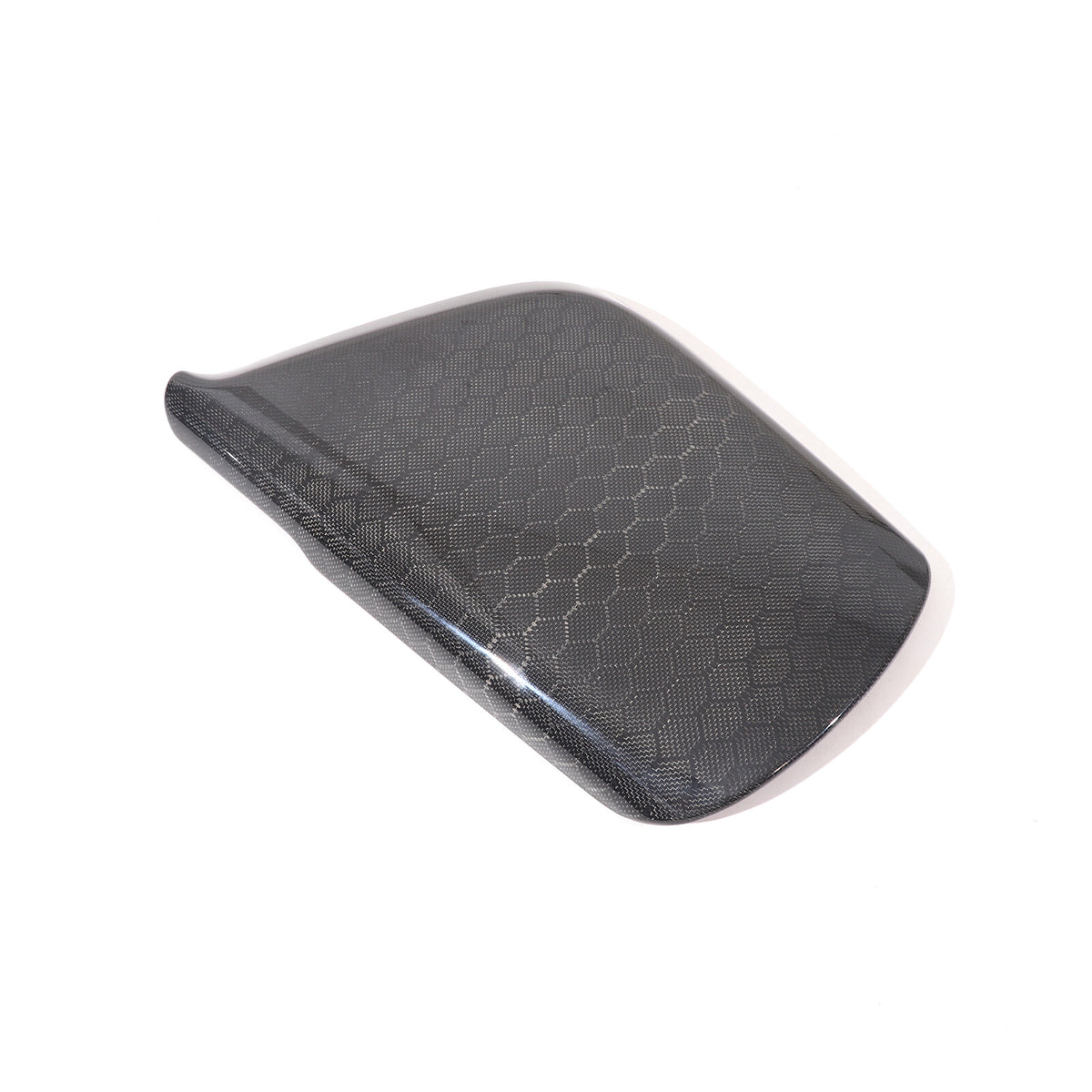 Honeycomb Carbon Fiber Center Console Armrest Box Cover For Corvette C7 2014-19 9