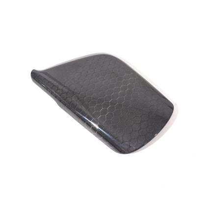 Honeycomb Carbon Fiber Center Console Armrest Box Cover For Corvette C7 2014-19 9