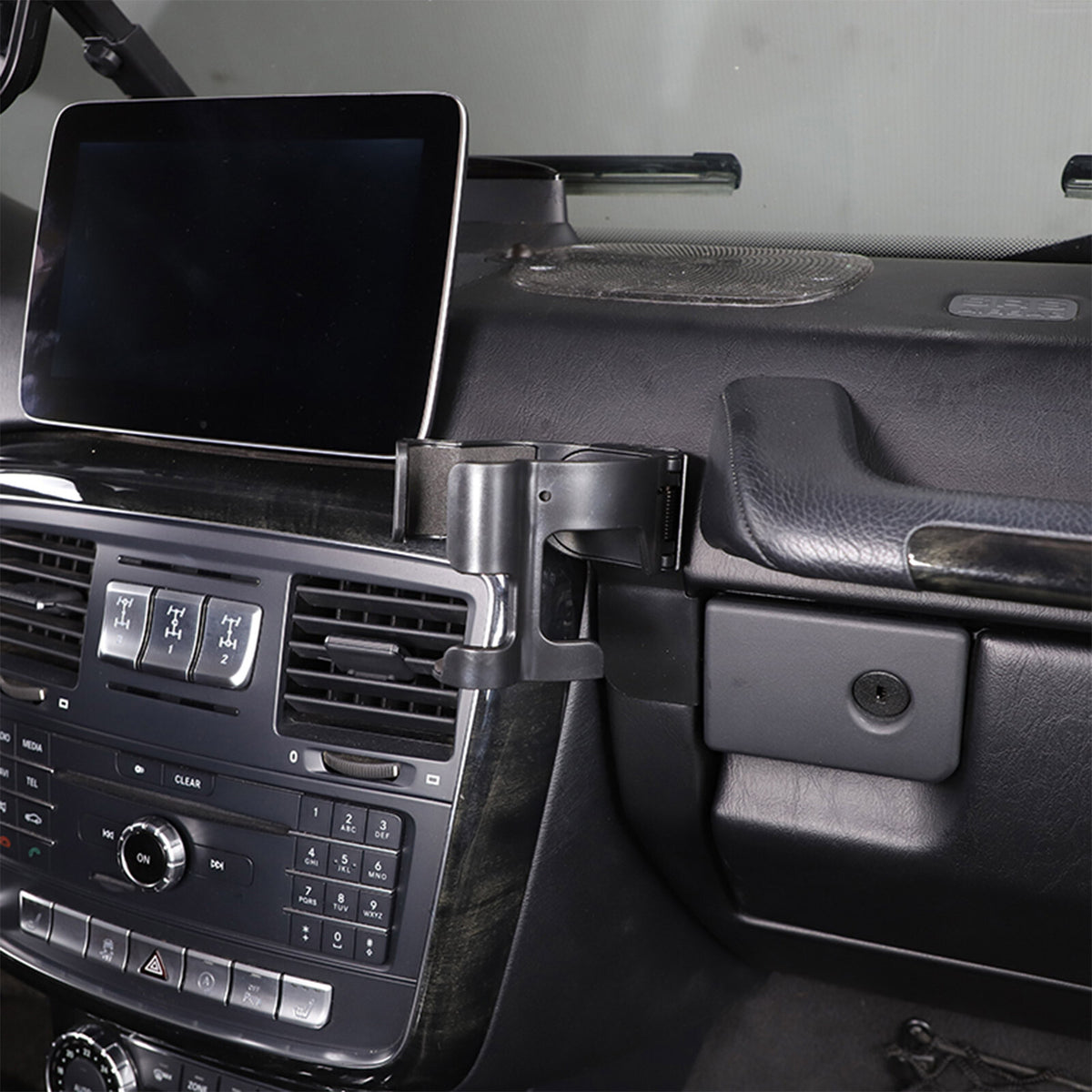Center Console Cup Holder & Phone Mount Stander For Mercedes G-Class 2007-18 US 6