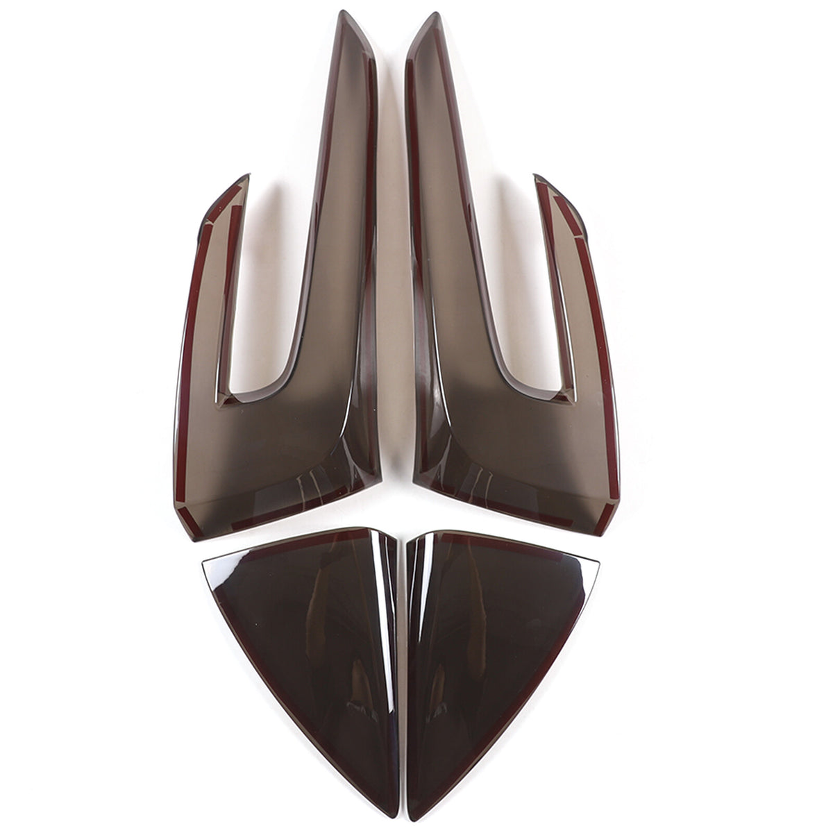 Smoked Black Rear Tail Light Guard Decor Cover Trim For Tesla Model 3 2023-24 15