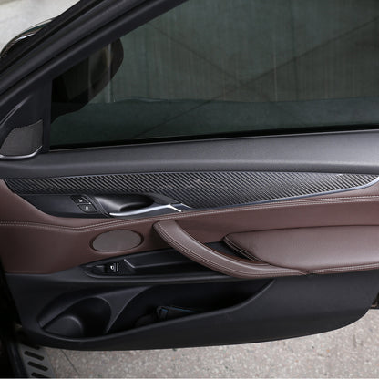 17PCS Real Dry Carbon Fiber Interior Trim Decor Cover For BMW X5 F15 2014-2018 65