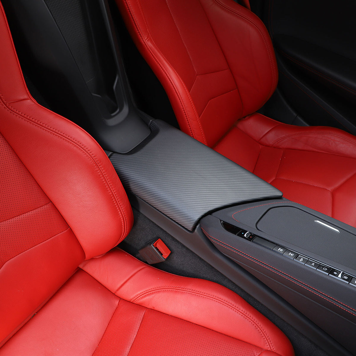 Matte Real Carbon Fiber Interior Exterior Trim Cover For Corvette C8 2020-25 31