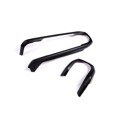 Matte Black Dashboard Decoration U Shape Trim For Toyota Tacoma 2016-2023 US 4