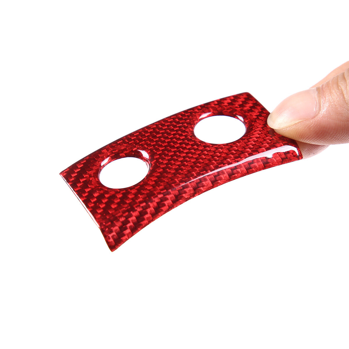 Red Real Carbon Fiber Center Interior Set Cover Trim Kit For Ferrari 458 2011-16 54