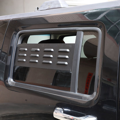 Black Aluminium Alloy Door Window Air Vents Screens For Hummer H3 2005-09 18