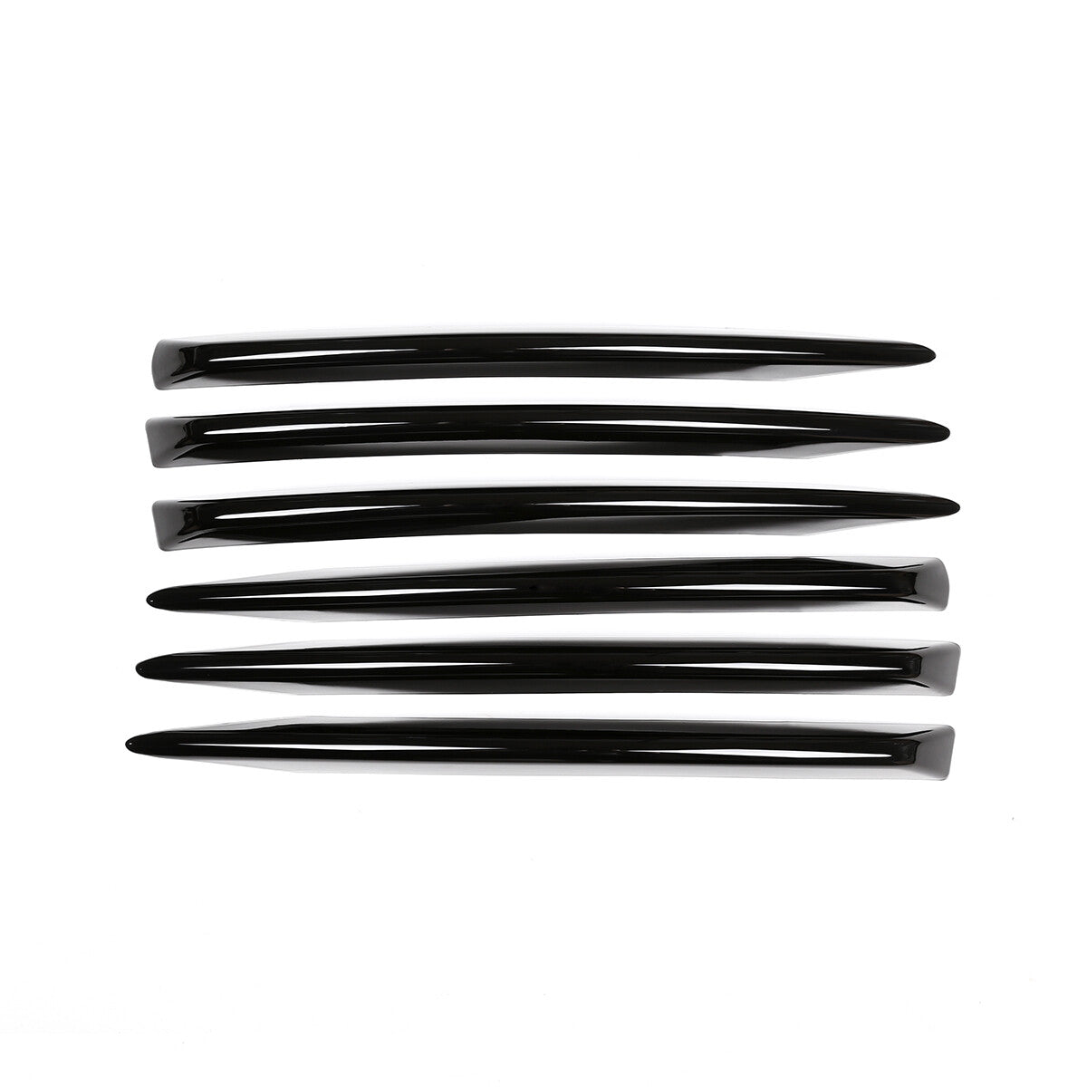 Gloss Black Front Grille Bumper Body Trim Kit For LR Range Rover Vogue HSE 18-22 12