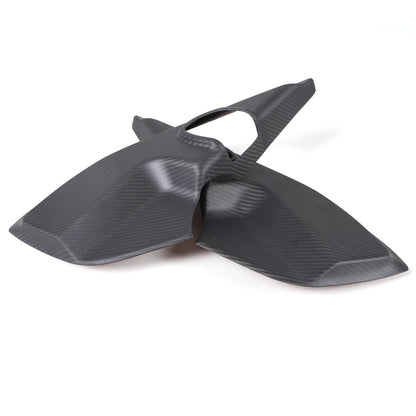Matte Real Carbon Fiber A pillar Door Speaker Trim Cover For LR Defender 20-24 13