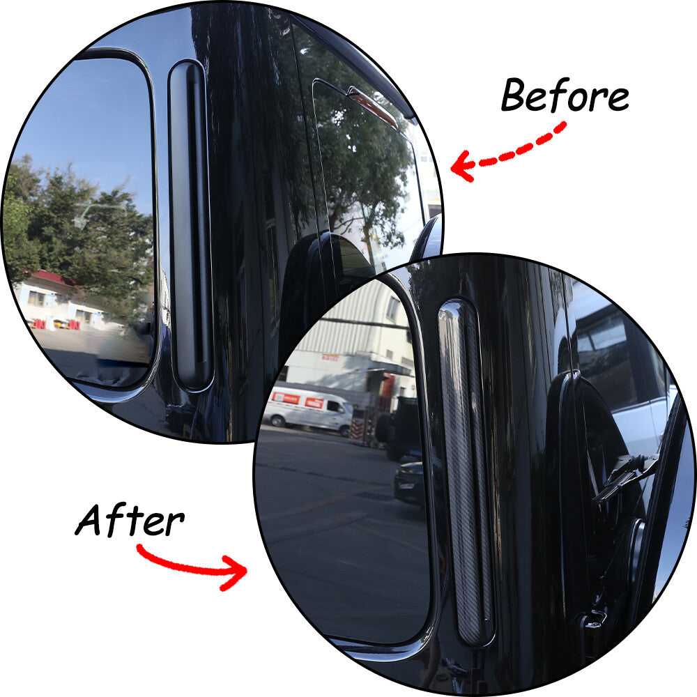 Real CARBON Fiber C Pillar Air Vent Trim Cover For Benz G class W463 G500 G63 5