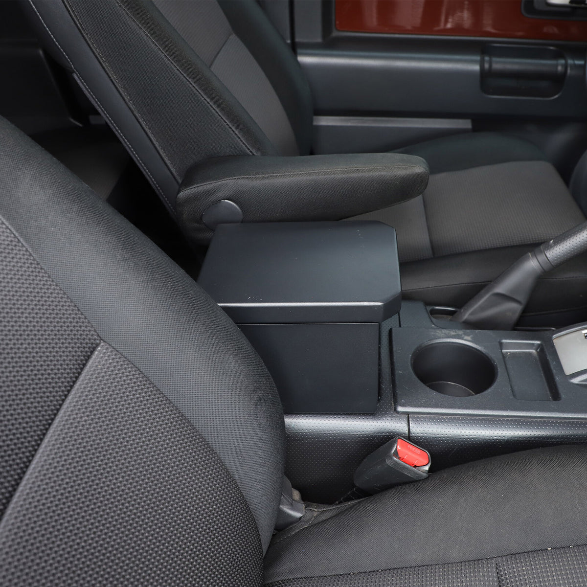 Steel Center Console Armrest Safe Storage Box w Lock For Toyota FJ Cruiser 07-21 10