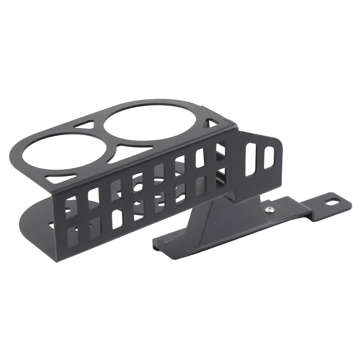Black Aluminum Passenger Side Seat Cup Holder Bracket For Hummer H2 2003-2009 17