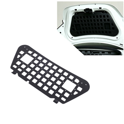 Aluminum Trunk Lid Hanging Bag Rack Molle Panel For Toyota Subaru BRZ 2022+ 5