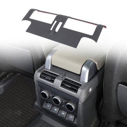 Matte Real Carbon Fiber Rear Air Vent Frame Trim For LR Defender L663 2020-2023 1