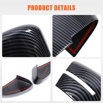 Carbon Fiber ABS Exterior Mirror Cover Trim For Acura MDX 2022-2024 19