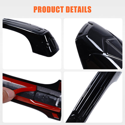 Mecha Glossy Piano Black Exterior Door Handle Cover for Hummer H3 2005-09 US 13