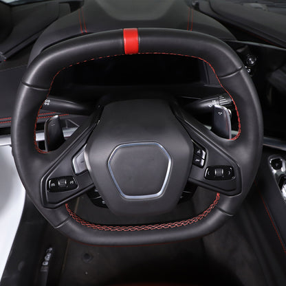 Matte Black ABS Full Interior Set Cover Trim Kit For Corvette C8 2020-25 - Styles 16-20 25