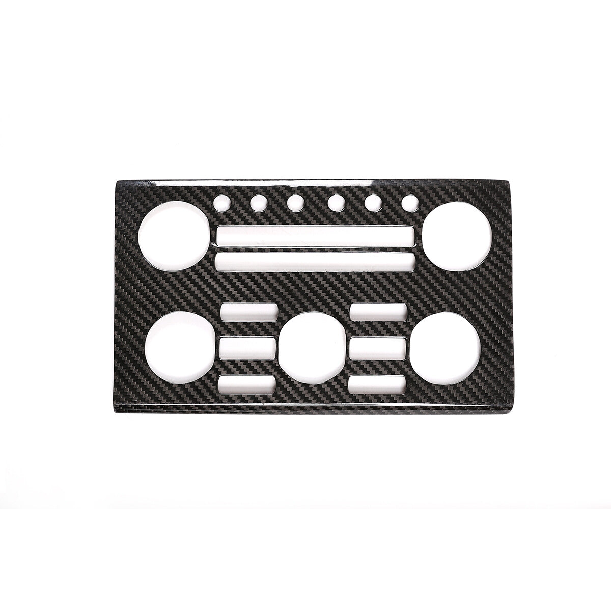 Real Carbon Fiber Central Control Volume Panel Trim for Nissan GTR R35 08-16 10