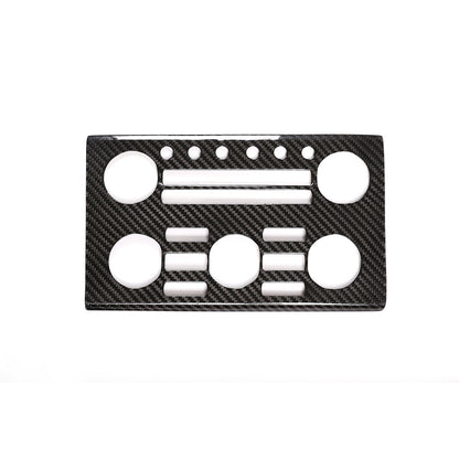 Real Carbon Fiber Central Control Volume Panel Trim for Nissan GTR R35 08-16 10