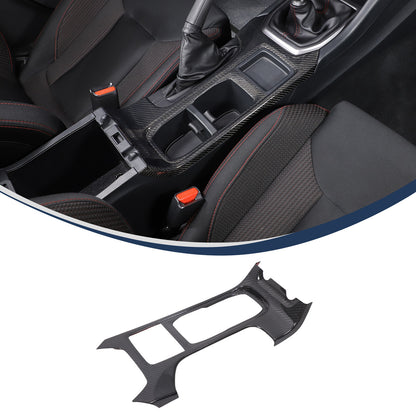 Real Carbon Fiber Console Gear Shift Panel For Subaru WRX STI VB S4 MT 2022 2024 7