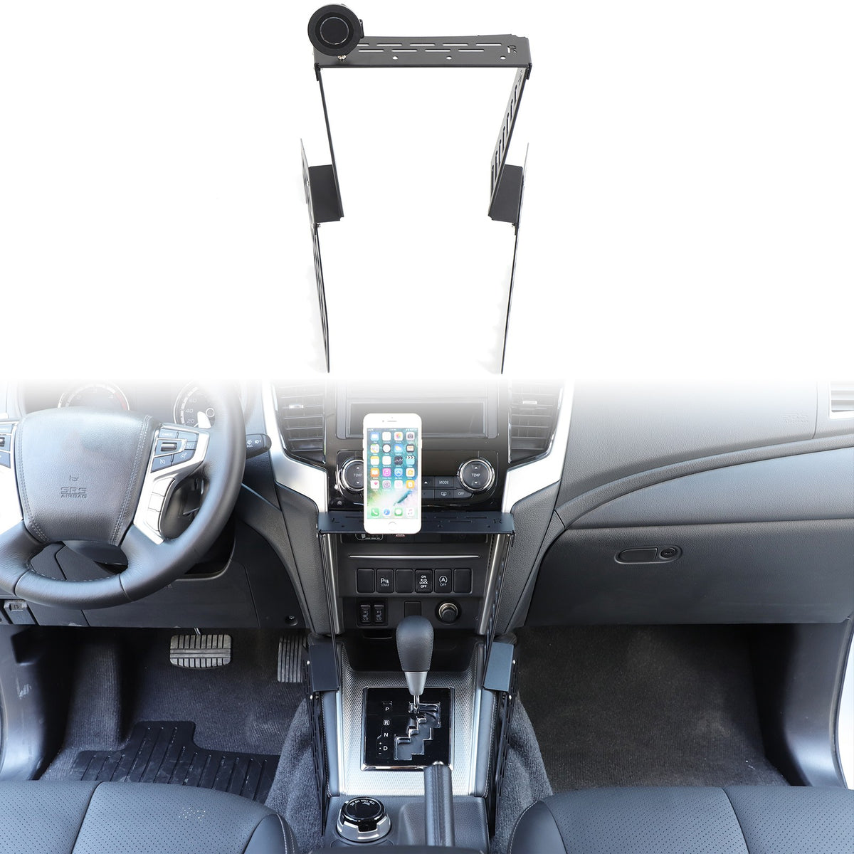 Magnetic Molle Panel Digital Device Mount For Mitsubishi L200 Triton 19-23 2
