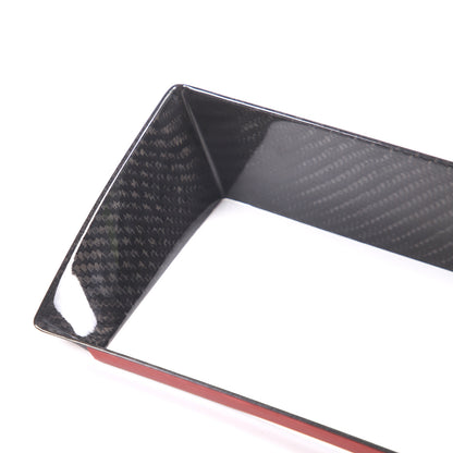 Real Carbon Fiber Touch Display Navigation Screen Cover For Jaguar F-TYPE 13-18 10
