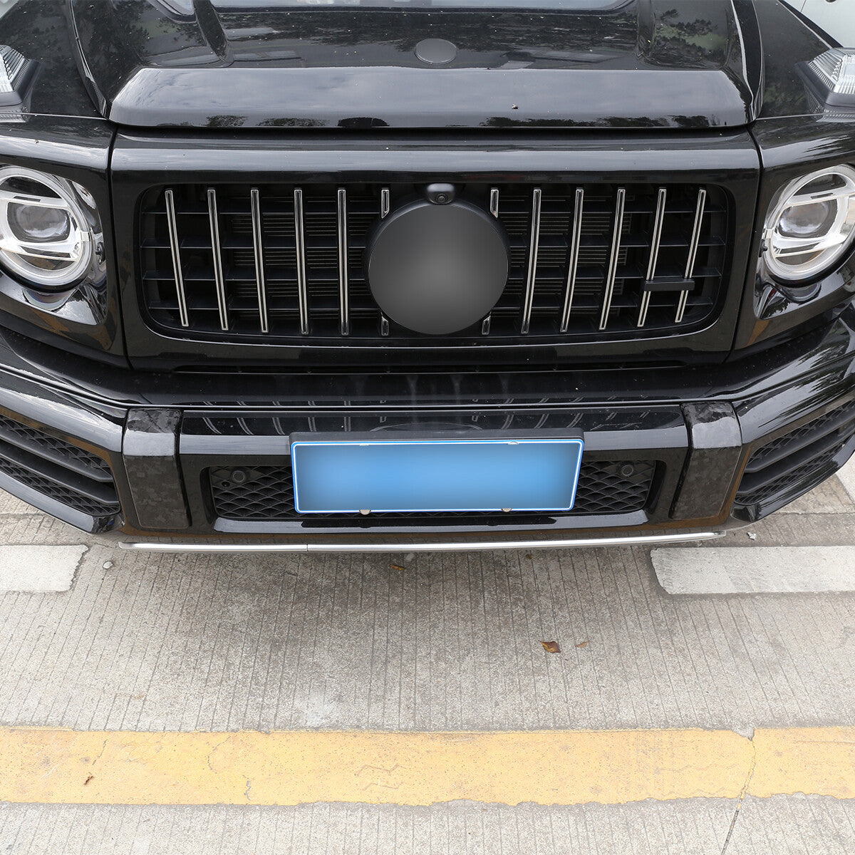 Real Carbon Fiber Front Bumper Cover Trim For Benz G Class W463 G63 2019-24 11