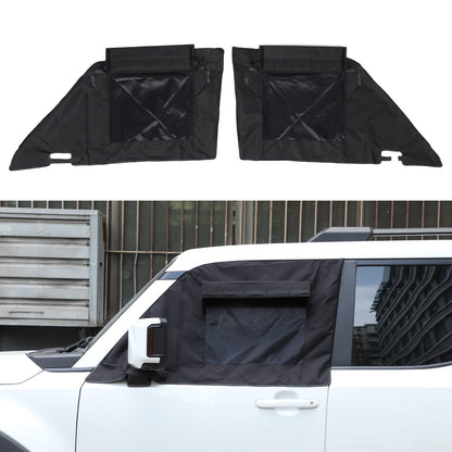 Front Window Vent Visor Sun Shade Cover For Toyota Land Cruiser Prado LC250 24+ 3