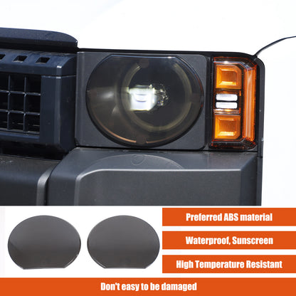 Black Smoked Front Headlight Lens Cover For Toyota Land Cruiser LC250 24+ US 19