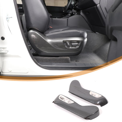 ABS Carbon Seat Adjustment Button Trim Cover For Toyota Land Cruiser LC250 24+ 23