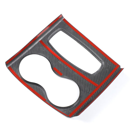 Real Carbon Fiber Center Gear Cup Trim For Honda Pilot/Ridgeline/Passport 16-22 16