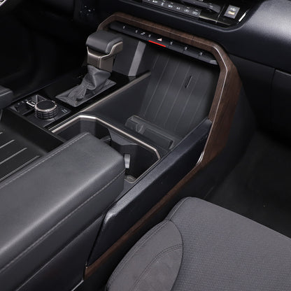 Oak Grain ABS Center Console Side Trim For Toyota Tundra Sequoia 2022-2026 US 4