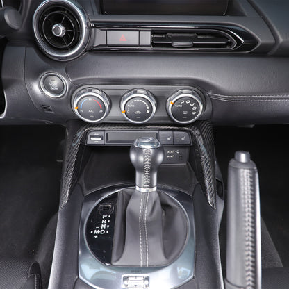Real Carbon Fiber Front Center Console Trim Cover For Mazda MX-5 Miata 2016-2025 23