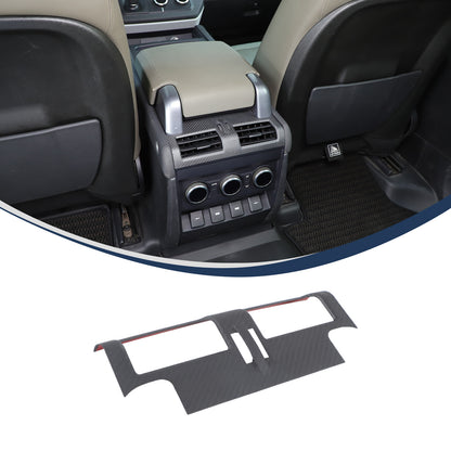 Matte Real Carbon Fiber Rear Air Vent Frame Trim For LR Defender L663 2020-2023 2