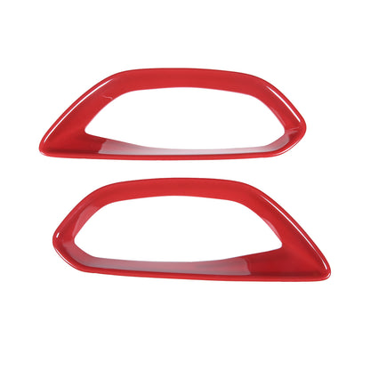 Red Full Interior Set Dash Panel Decor Cover Trim Kit For Corvette C8 2020-25 - Variants 16-20 48