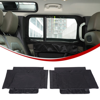 Block Shades Rear Car Door Window Cover Sun Protection LR Defender L663 2020+ US 17