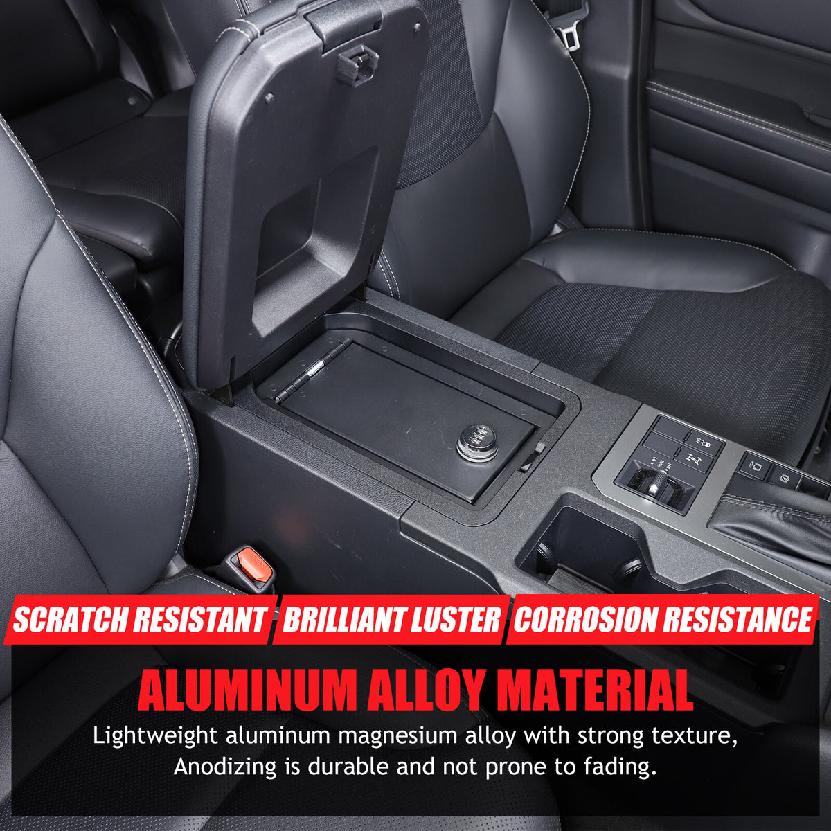 Center Armrest Safe Storage Lock Box TRAY For Toyota Land Cruiser LC250 24+ US 13