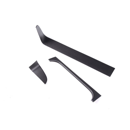 Matte Real Carbon Fiber Display Frame Trim For Mercedes Benz G Class 19-20 9