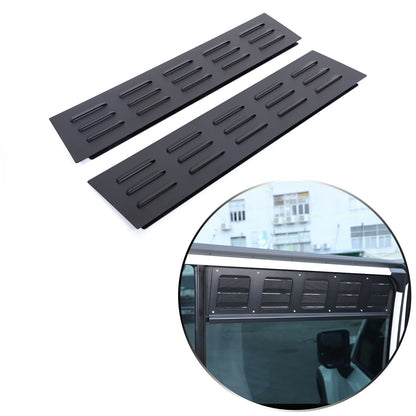 Front & Rear Window Louver Air Vent Trim For Toyota Land Cruiser Prado LC250 24+ 12