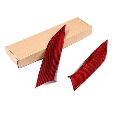 Red Real Carbon Fiber Center Gear Shift Side Trim For BMW 3 Series M340i 2025+ 2