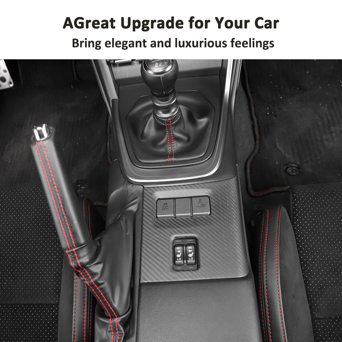 Matte Real Carbon Fiber Interior Center Trim Set For GR86/Subaru BRZ 2022+ 162