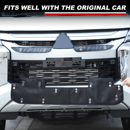 Front Grille Anti-Freezing Cover Trim For Mitsubishi L200 Triton 2019-2023 12
