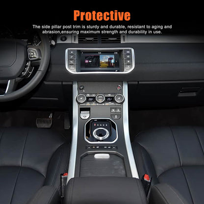 Glossy Piano Black Center Console Panel Trim For Land Rover Evoque L538 2012-18 20