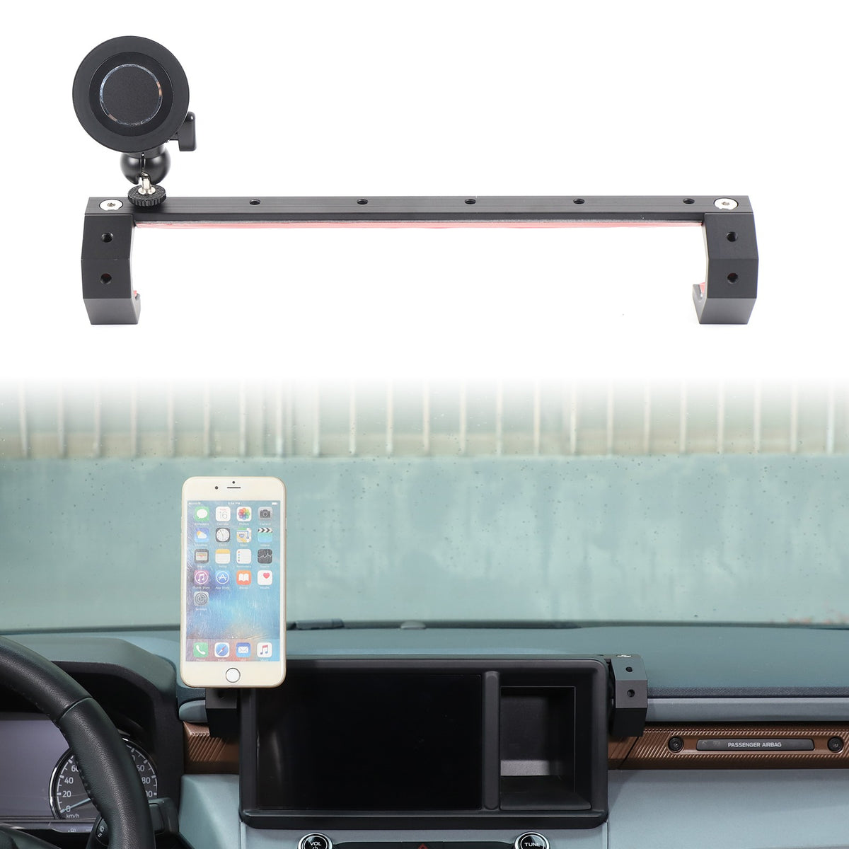 Magnetic Screen Navigation Cell Phone Mount Holder Bracket For Ford Maverick 22+ 2