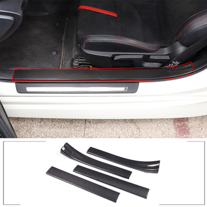 Door Sill Plate Protector Guards Strip Cover Trim For Toyota GR86/Subaru BRZ 22+ 2