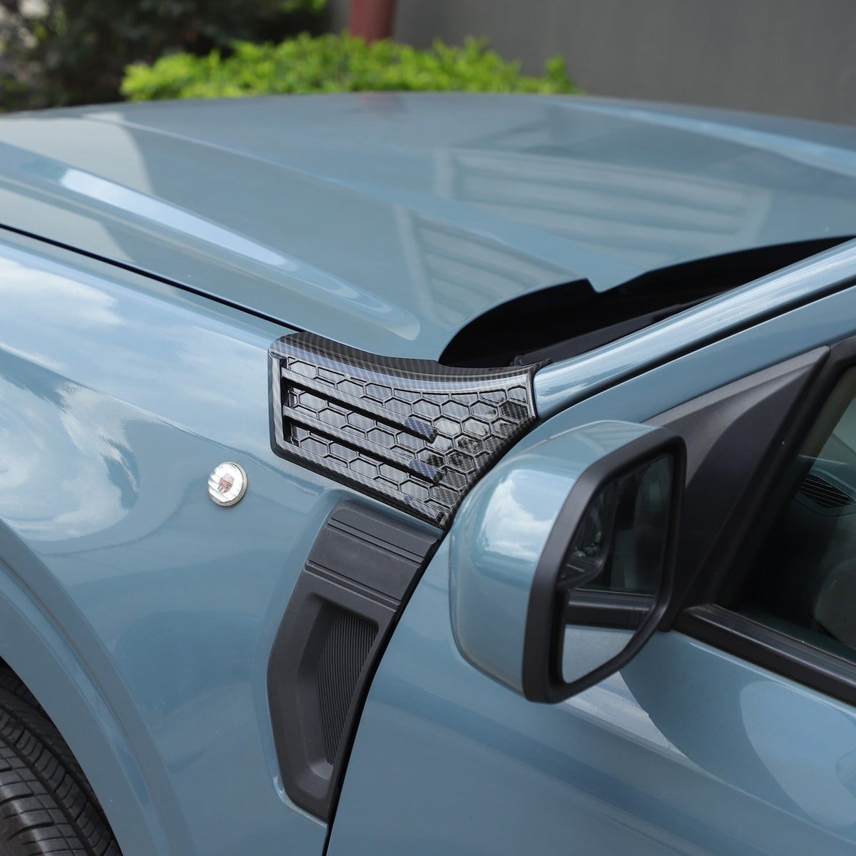 Carbon Fiber ABS Side Fender Upper Trim For Ford Maverick 2022+ US 10