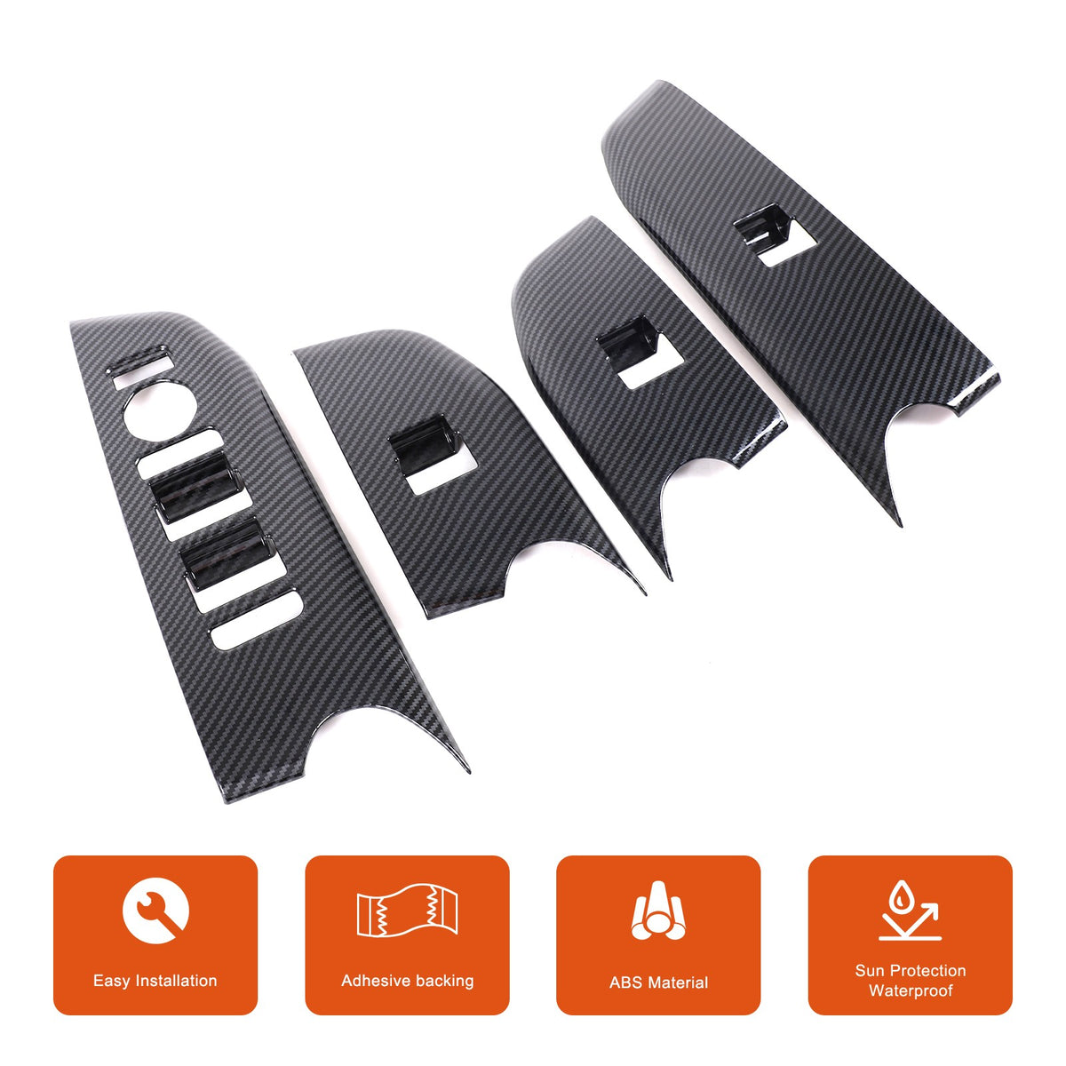ABS Carbon fiber Interior Cover Trim Decor Accessories For Kia K4 2025+ 40