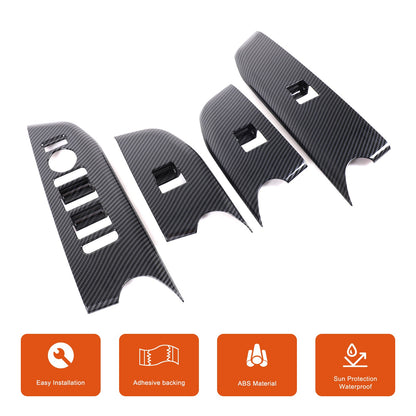 ABS Carbon fiber Interior Cover Trim Decor Accessories For Kia K4 2025+ 40