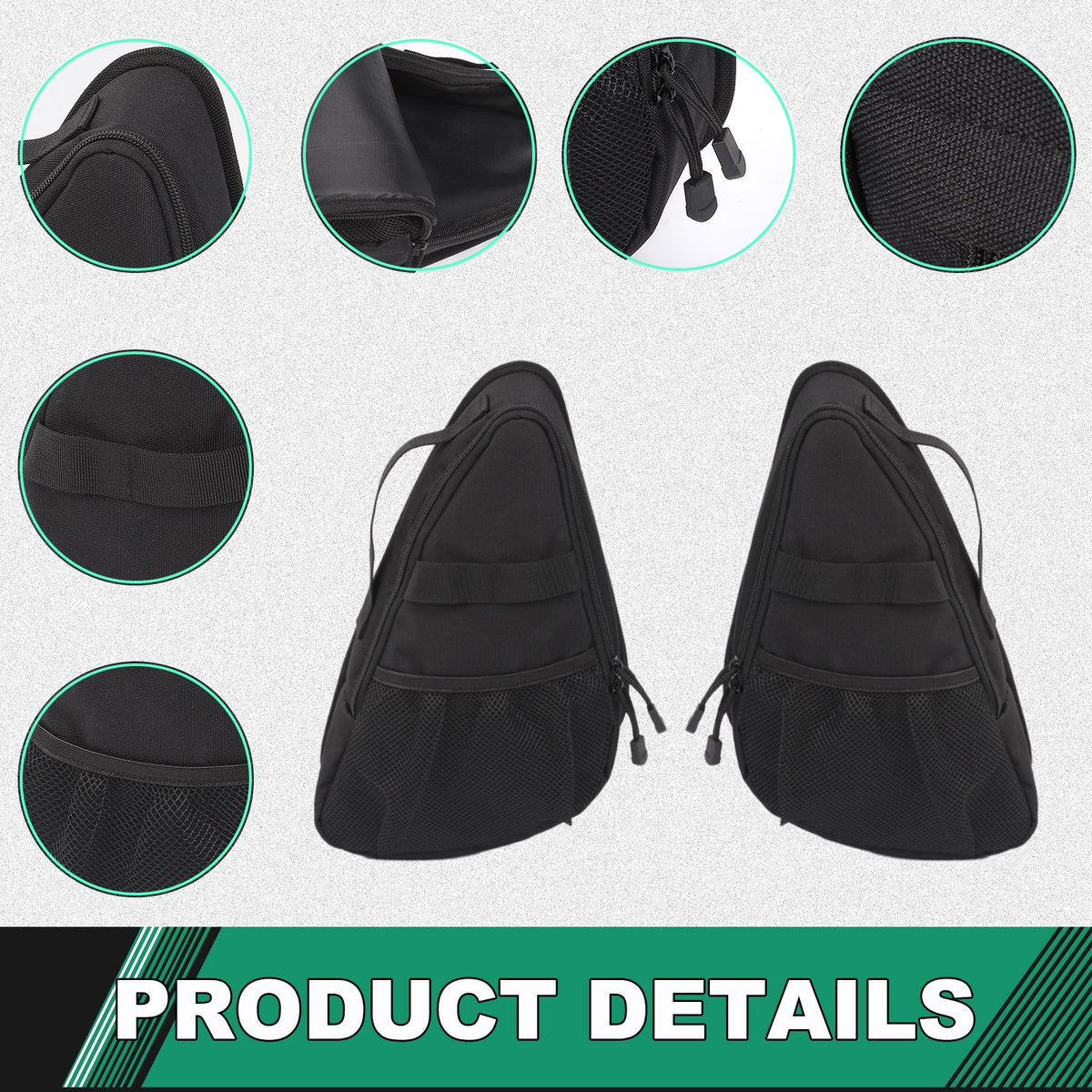 Black Rear Trunk Side Storage Window Bag Tray For Toyota RAV4 2020+ US 19