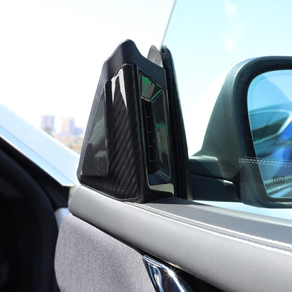 Real carbon fiber For Maserati Ghibli 2014-2022 Inner A-pillar horn cover trim 5